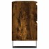 Mueble de baño madera de ingeniería roble ahumado 80x33x60