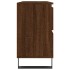 Mueble de baño madera de ingeniería roble marrón 80x33x60