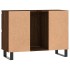 Mueble de baño madera de ingeniería roble marrón 80x33x60