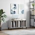 Mueble para discos madera contrachapada gris Sonoma