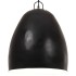 Lámpara colgante industrial redonda negra 25 W 42 cm