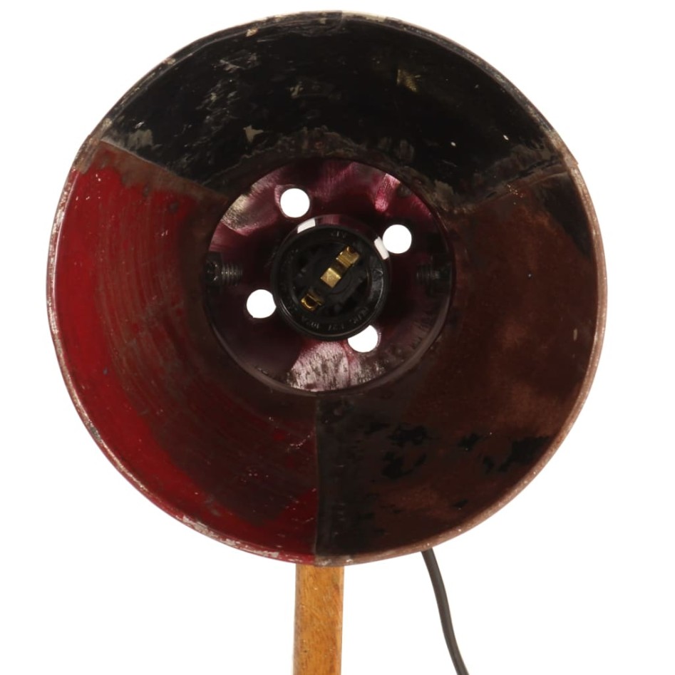 Lámpara escritorio industrial redonda multicolor E27