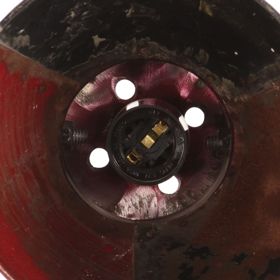 Lámpara escritorio industrial redonda multicolor E27