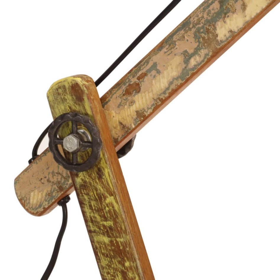 Lámpara escritorio industrial redonda multicolor E27