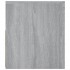 Mueble de TV con luces LED gris Sonoma 120x35x40