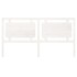 Cabecero de cama madera maciza de pino blanco 185,5x4x100