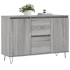 Aparador de madera de ingeniería gris Sonoma 104x35x70