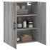 Armario de pared gris Sonoma 69,5x34x90