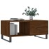 Mesa de centro madera contrachapada roble marrón 90x50x40