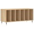 Mueble discos madera contrachapada roble Sonoma 100x38x48