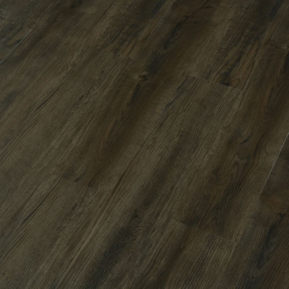 Lamas para suelo autoadhesivas PVC marrón oscuro 4,46 m² 3