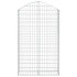 Cesta gaviones forma arco hierro galvanizado 100x30x160/180