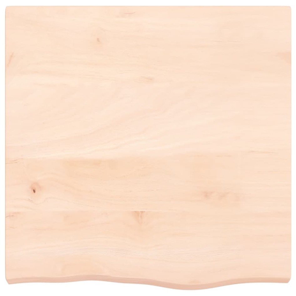 Estante de pared madera maciza roble sin tratar 60x60x(2-6)