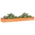 Jardinera arriate con forro madera abeto marrón 240x45x25