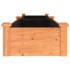 Jardinera arriate con forro madera abeto marrón 240x45x25