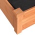 Jardinera arriate con forro madera abeto marrón 240x45x25