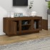 Mueble para TV madera contrachapada roble marrón 102x35x45