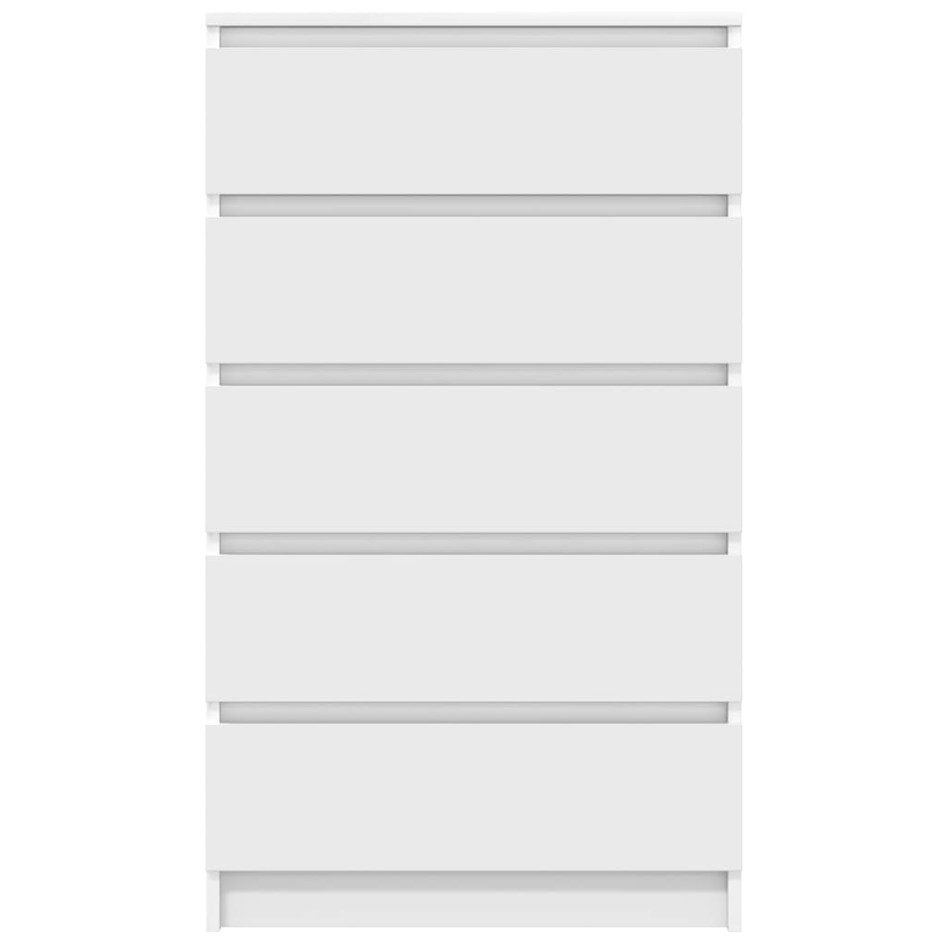 Cajonera de madera contrachapada blanco 60x36x103