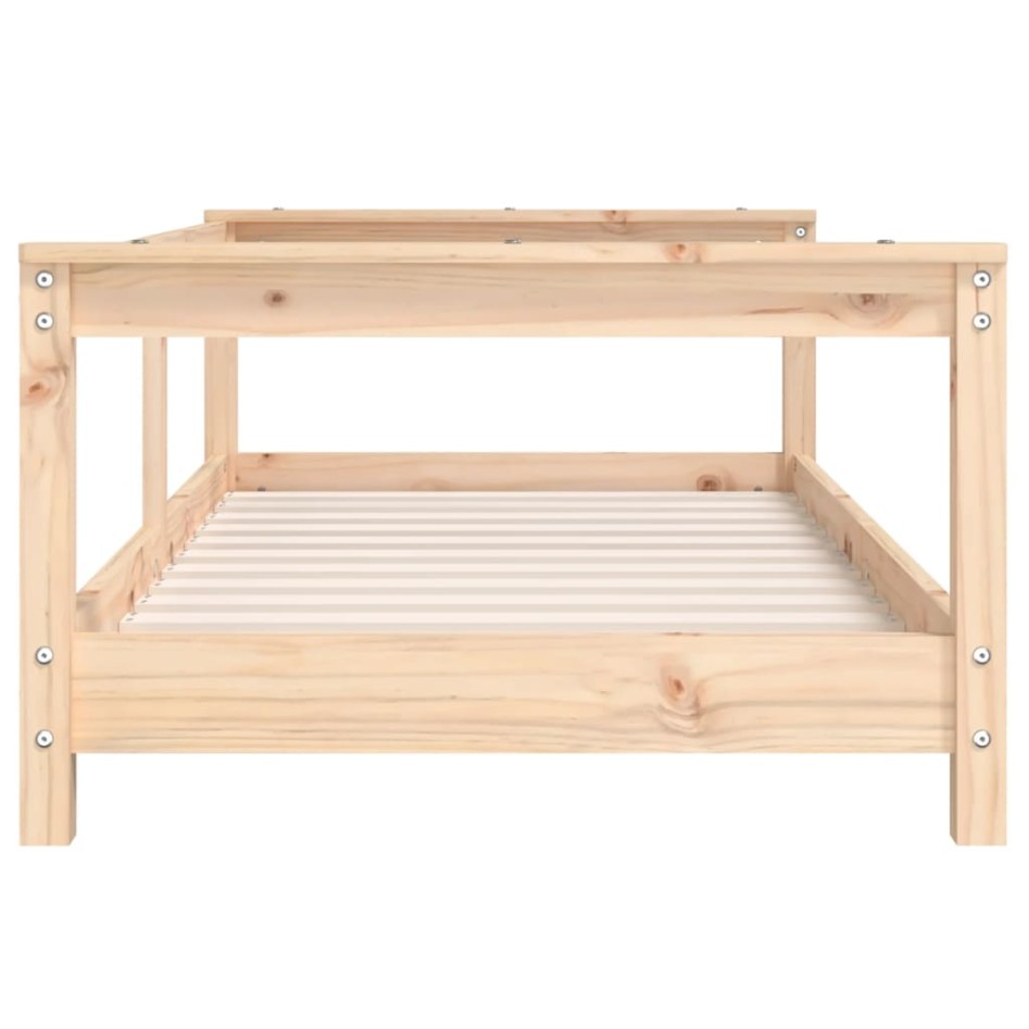 Estructura de cama para niños madera maciza de pino 70x140