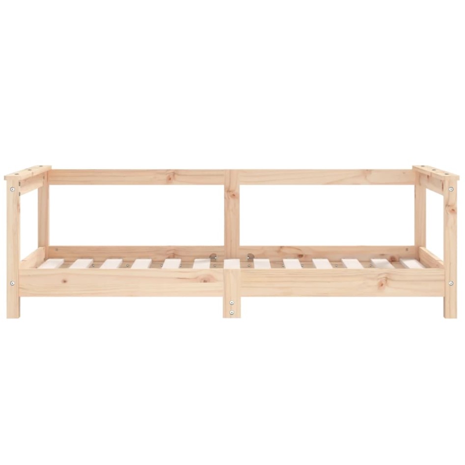 Estructura de cama para niños madera maciza de pino 70x140