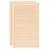 Puerta de armario de lamas 2 uds madera de pino 99,3x59,4