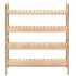Zapatero de madera maciza de nogal 69x26x81