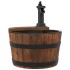 Fuente de agua con bomba madera maciza de abeto 28x28x34,5