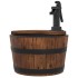 Fuente de agua con bomba madera maciza de abeto 28x28x34,5