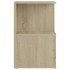Mesitas de noche 2 uds contrachapada roble Sonoma 35x35x55