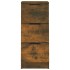 Aparadores 2 uds madera contrachapada roble ahumado 30x30x70