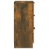 Aparadores 2 uds madera contrachapada roble ahumado 30x30x70