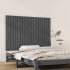 Cabecero de cama de pared madera maciza pino gris 127,5x3x90