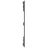 Cabecero de cama de pared madera maciza pino gris 127,5x3x90