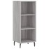 Aparador de madera de ingeniería gris Sonoma 34,5x32,5x90
