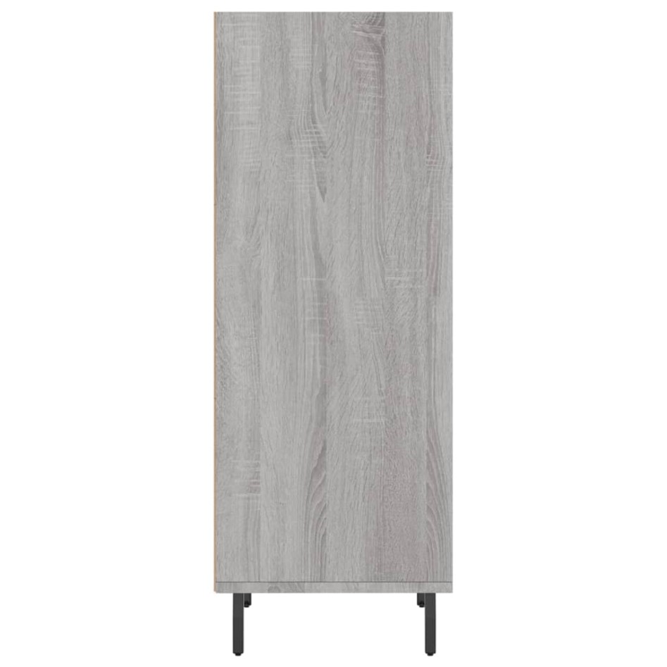 Aparador de madera de ingeniería gris Sonoma 34,5x32,5x90