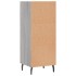 Aparador de madera de ingeniería gris Sonoma 34,5x32,5x90