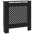 Cubierta para radiador MDF negro 78
