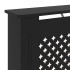 Cubierta para radiador MDF negro 78