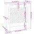 Cubierta para radiador MDF negro 78