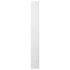 Armario de lavadora blanco brillante 64x24x190