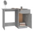 Escritorio de madera contrachapada gris Sonoma 100x50x76