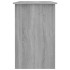Escritorio de madera contrachapada gris Sonoma 100x50x76
