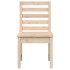 Sillas de jardín 2 uds madera maciza pino 50x48x91,5