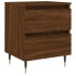 Mesita de noche madera de ingeniería marrón roble 40x35x50