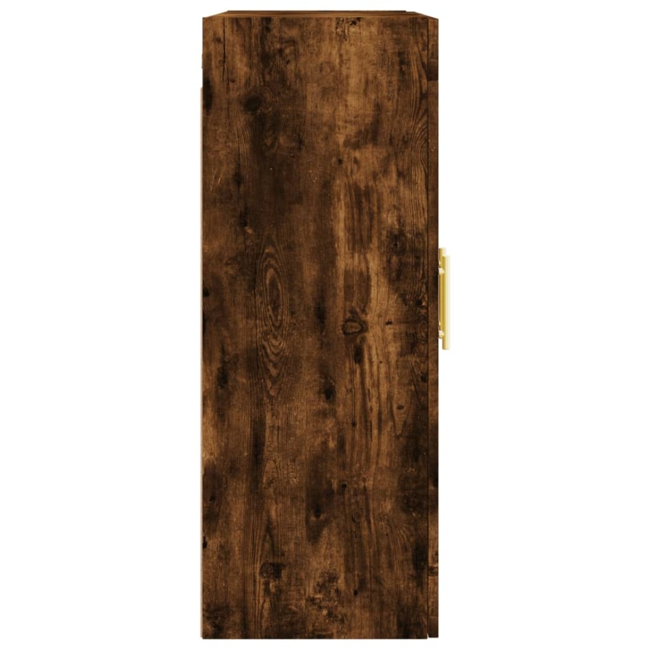 Armario de pared roble ahumado 69,5x34x90
