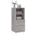 Aparador madera de ingeniería gris Sonoma 34,5x34x90