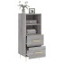 Aparador madera de ingeniería gris Sonoma 34,5x34x90