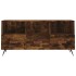 Mueble de TV madera de ingeniería roble ahumado 102x36x50