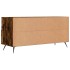 Mueble de TV madera de ingeniería roble ahumado 102x36x50