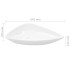 Lavabo de cerámica triangular blanco 645x455x115